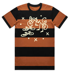 BIKE - ORANGE STRIPE T