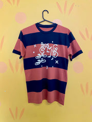 BIKE - ORANGE STRIPE T