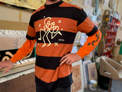 MATES ORANGE STRIPE T